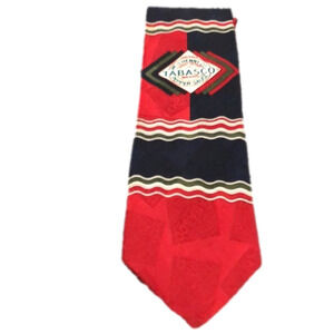 Tabasco silk tie.